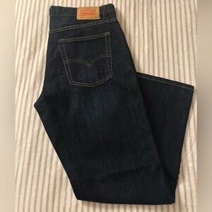 Levi's Men's Dark Blue Straight Jeans